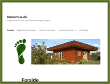 Tablet Screenshot of naturhus.dk